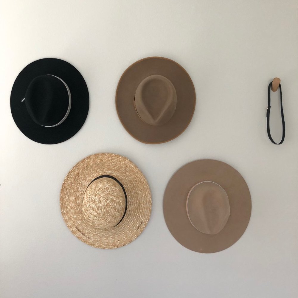 Gigi Pip lot of FOUR hats + THREE leather bands